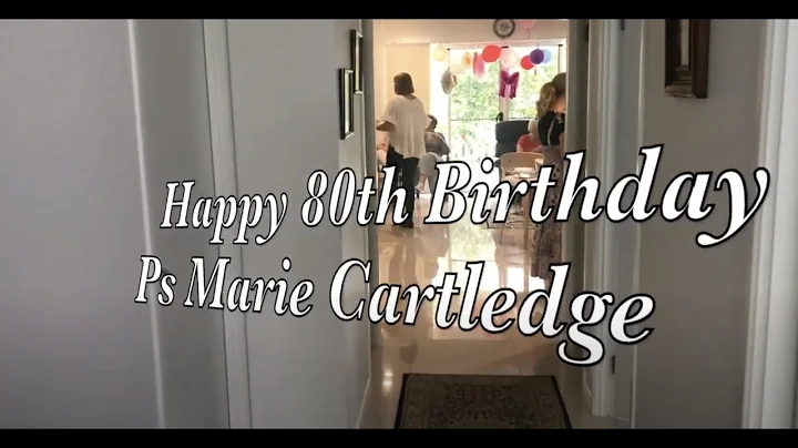 80th Birthday - Ps Marie Cartledge