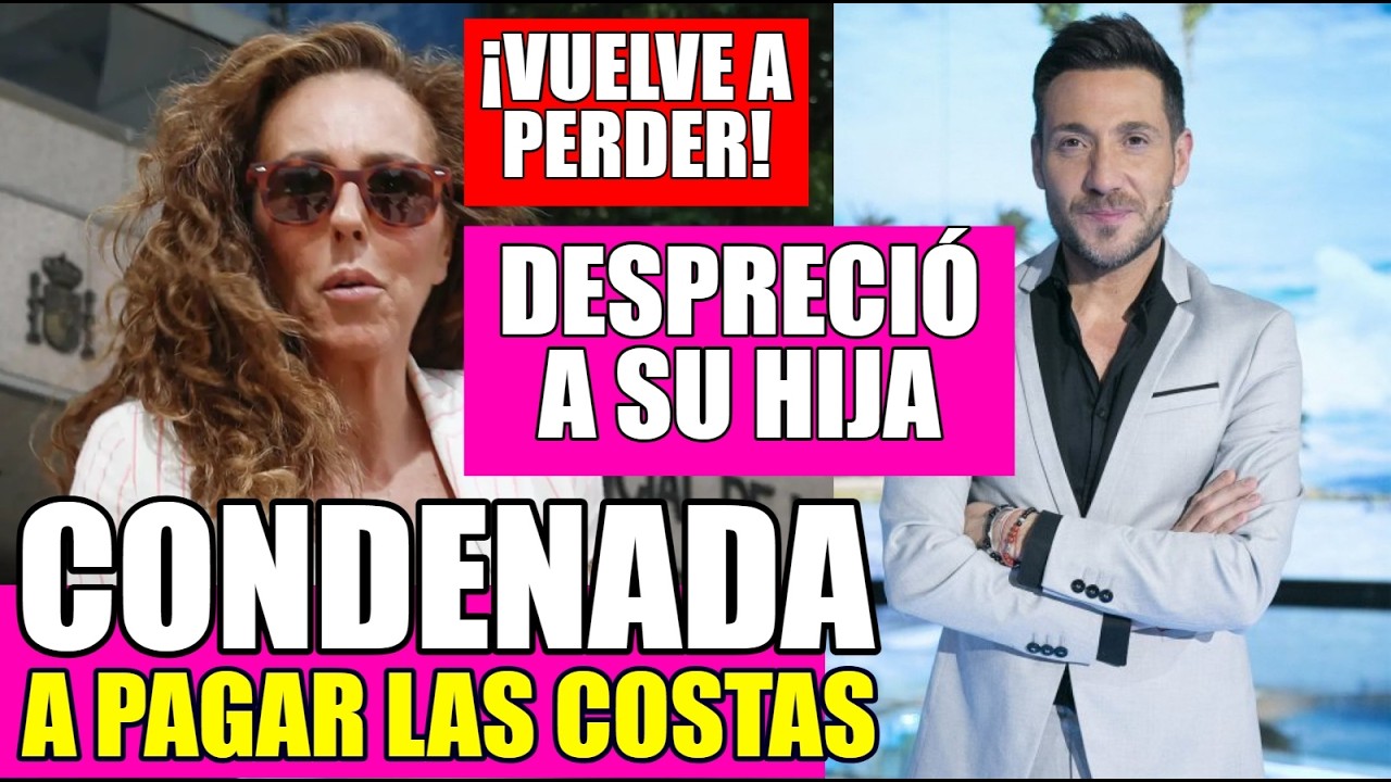 OTRO VARAPALO JUDICIAL PARA ROCÍO CARRASCO: ANTONIO DAVID LE GANA DEMANDA