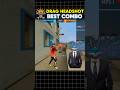 Best Headshot Character Combination 🔥🤫 Free Fire #shorts #freefire || Sahinyt