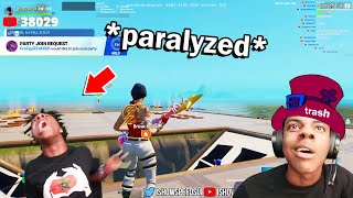 IShowSpeed gets *PARALYZED* after Losing 1v1 in Fortnite 🤣