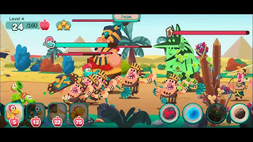 🏝️Island 5 (Level 4-7) Dino Bash Travel Thru Time