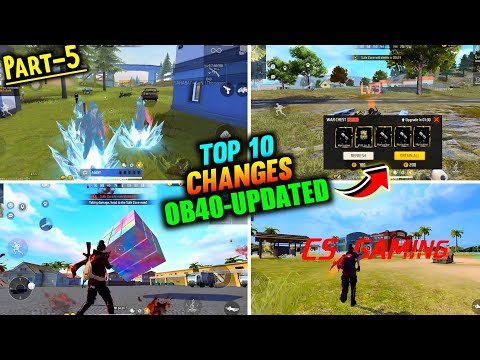 Top 10 BIG SHOCKING CHANGE IN FREE FIRE 😲 OB40 UPDATE #5