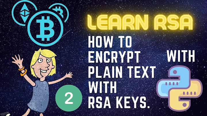 How to encrypt plain text with RSA keys.