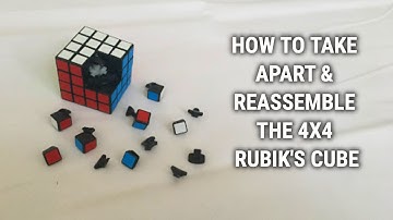 How to Take Apart & Reassemble ANY 4x4 Rubik