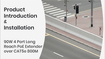 Use a PoE Extender to Power 4 Cameras Without a PoE Switch | SC&T IP09PHK