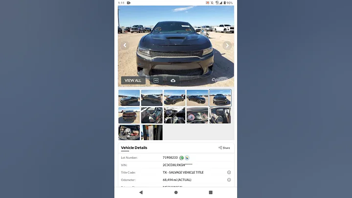 HELLCAT CHARGER $500 BID AT COPART NOW!! 😀 #shorts #cars #dodgecharger #hellcat