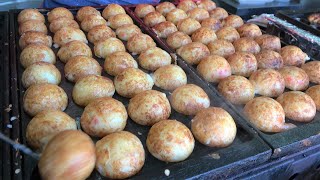 大阪のたこ焼き　プロが焼くたこ焼き(たこ満)　Delicious Takoyaki of Osaka Higashinari Imazato　大阪东成今里的美味章鱼烧烤