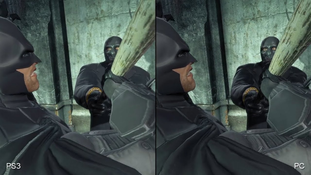 Batman: Arkham Origins - PC vs. PlayStation 3 Comparison - YouTube