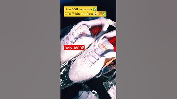 SSB GTO DRESS CODE FOR SSB interview ||GTO White Uniform #SSB   #ssbinterview #ssb #shortsfeed #afsb