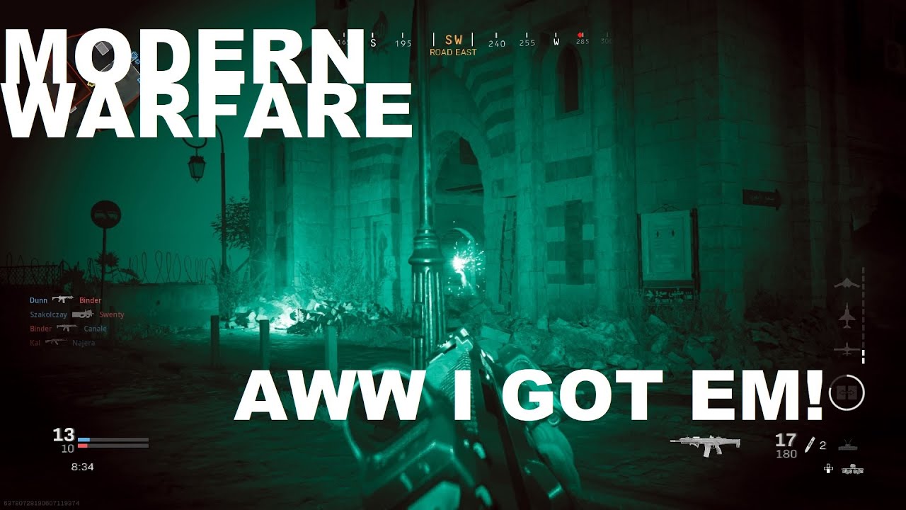 Modern Warfare - Playing NVG Reinforce As A Team