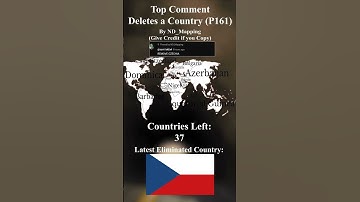 Top Comment Deletes a Country (P161) #mapping #shorts