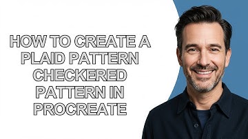 How to Create a Plaid Pattern Checkered Pattern in Procreate - KevinHowTo