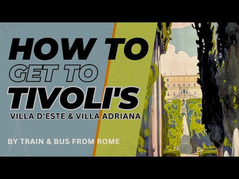 Video: Guida per i visitatori di Villa D'Este, Tivoli Travel Info