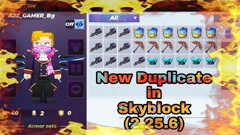 Found New Duplicate Glitch in the Skyblock(2.25.6) Blockman Go [2.25.6] #blockmango  #blockmangomods