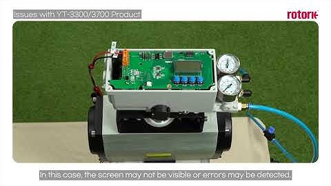 Troubleshooting YT-3300, 3700 Smart Positioner