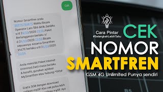 3 Cara Cek Nomor Smartfren Gsm 4G Unlimited 2020