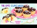 How to Make Rainbow Tie-Dye Surprise Inside Cupcakes!