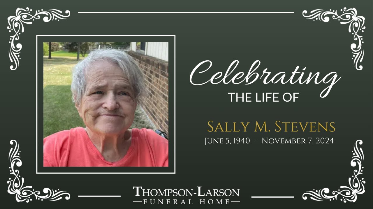 Sally M. Stevens Funeral Service - YouTube