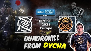 QuadroKill from Dycha on Mirage, NIP vs ENCE, IEM Fall 2021 Europe