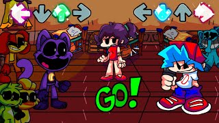 Friday Night Funkin - Bf Vs Catnap Sleep Darkness - Soporific V2 Faxemix