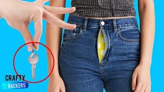 Top 10 clever life hacks, tips, tricks and diy hacks that will help
you get out of embarrassing social situations. clothing change your
life....