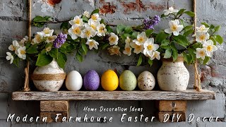 Famous Modern Farmhouse Easter DIY Decor Ideas | Vintage Farmhouse Spring Decorating Inspiration Net Worth
