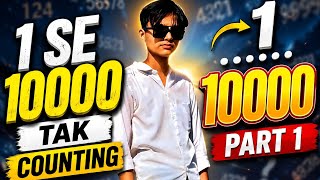 Aaj maine 1 se 10000 tak counting challenge complete kiya 😳Subscribe jarur karo ❤️