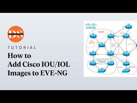 How to add Cisco IOU IOL images to EVE-NG | Cisco qcow2 images download