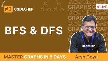 BFS - DFS | Breadth & Depth First Search #2 | Graph Data Structures | Arsh Goyal | CodeChef