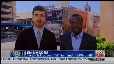 Ben Nabors and William Kamkwamba on CNN Live from ...