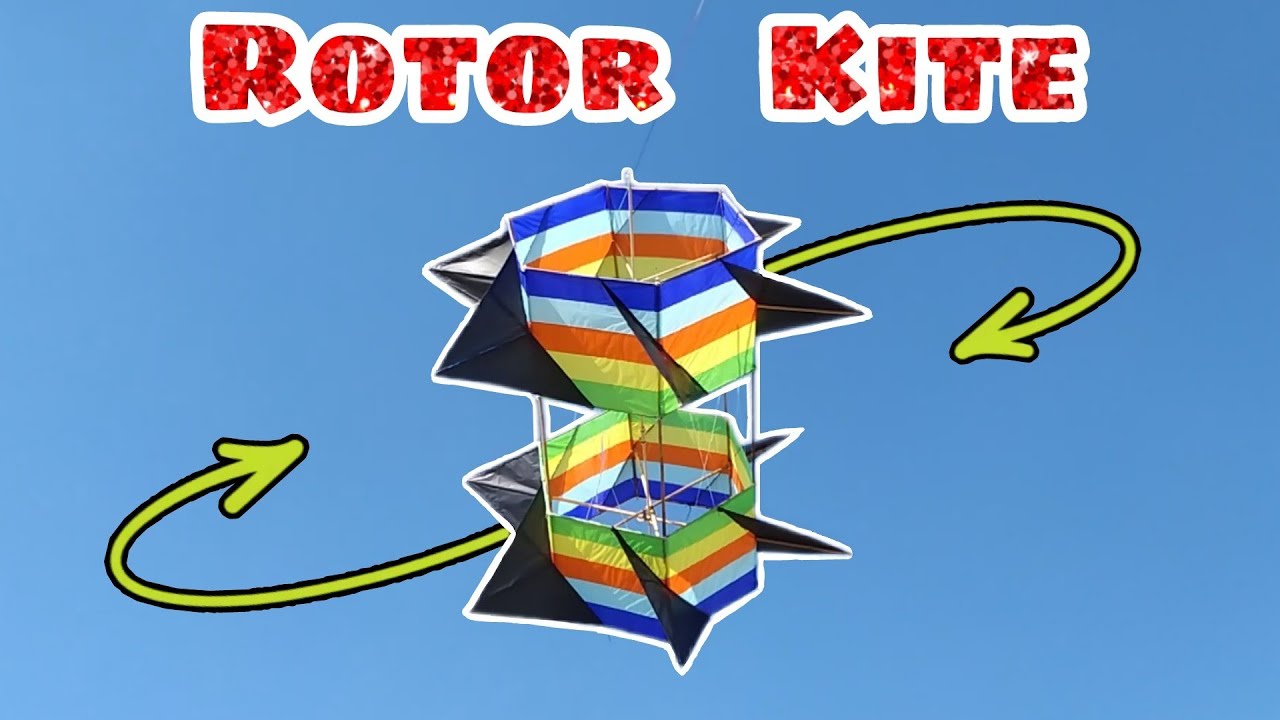 Papalote Rotor cubo / Rotor Kite / Papalote Revolver