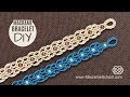 Stylized Hearts Arabic Motif Macramé Bracelet Tutorial