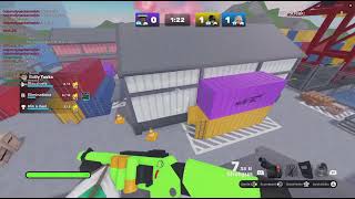 Playing rivals with my friends.