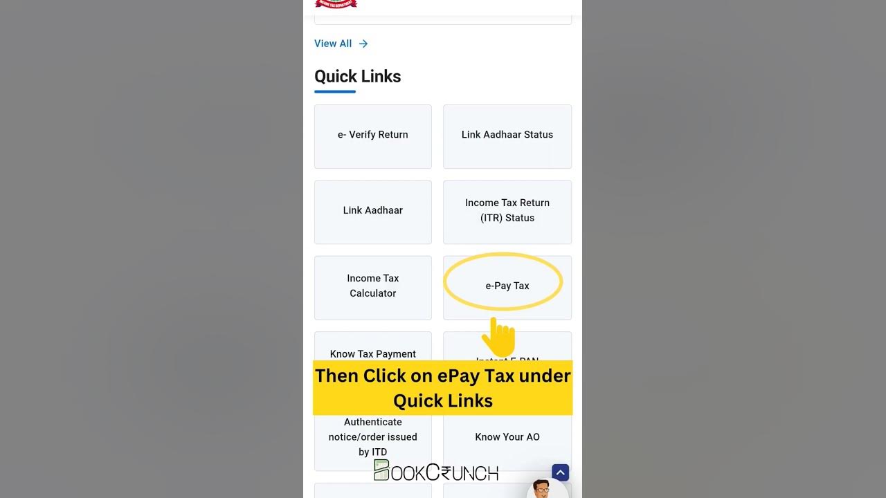 Step by step guide to pay your self assessment tax itr tax 