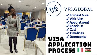 Vfs Global Visa Application 2025 Kenyan Student & Visit Visa Explained- Italy & Schengen Countries