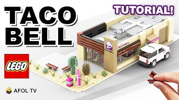 LEGO TACO BELL - How to Build a LEGO Taco Bell Drive Thru (Tutorial!)