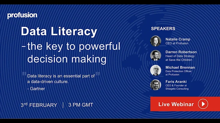 Data Literacy Webinar: the key to powerful decision making