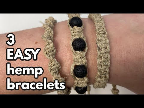 How To Make Easy Hemp Bracelets