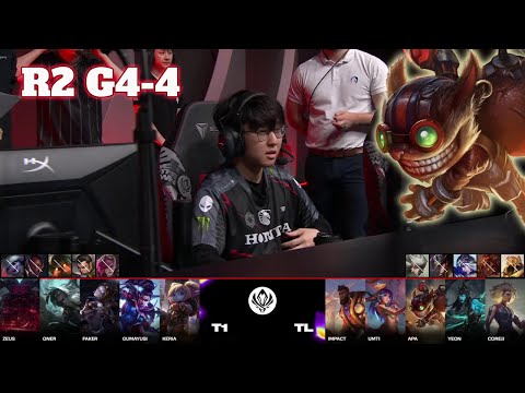 T1 vs TL - Game 4 | Round 2 LoL MSI 2024 Main Stage | T1 vs Team Liquid G4 full game