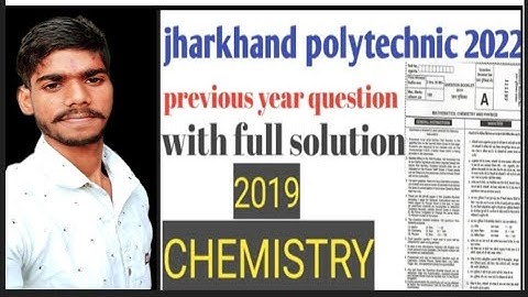 jharkhand polytechnic previous year 2019 question 🙋 #polytechnic important question 2022