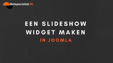 een slideshow widget in joomla