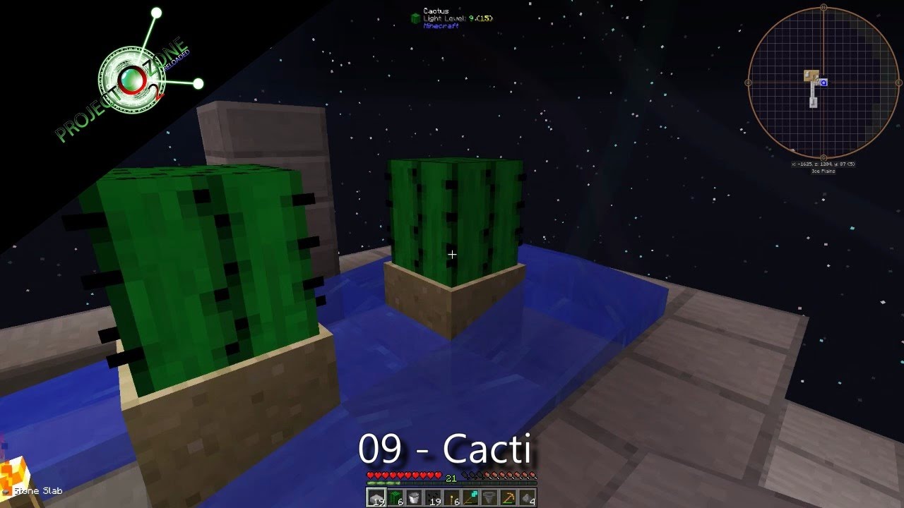 Project Ozone 2 Modded Minecraft 09 Cacti Youtube