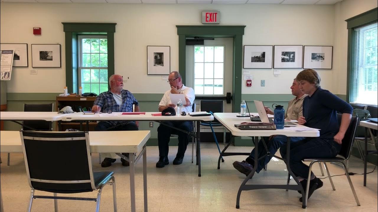 Canterbury NH Board of Selectmen Meeting 3 July 2023 YouTube