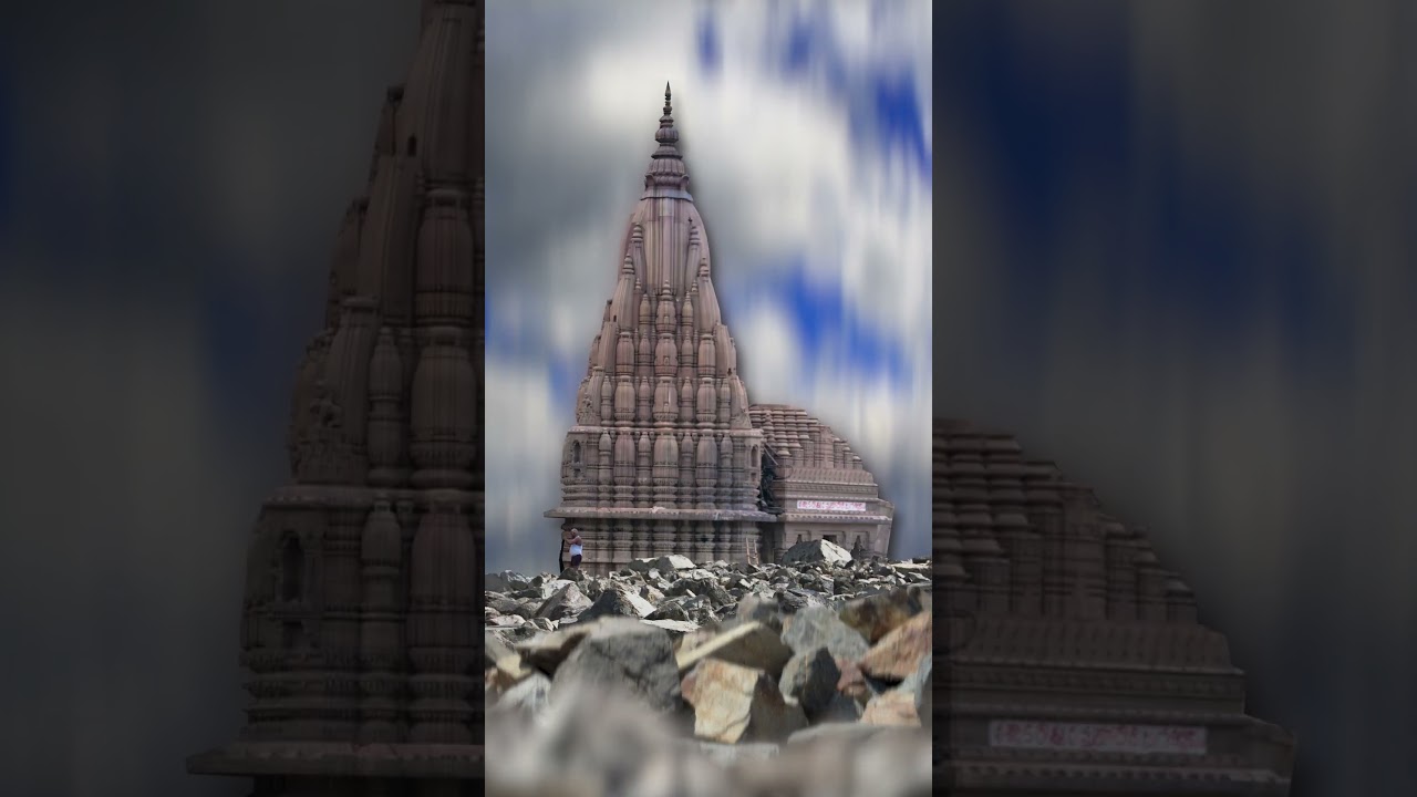 The Astounding Tilted Temple of India 🤯 | Unbelievable #facts #shorts #mandir