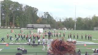 Hamilton West Marching Band at the 2017 USBands Hopewell Valley Marching Band Competition 10-21-17