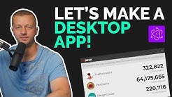 Build a Native Desktop App with Electron (YouTube Stats App)