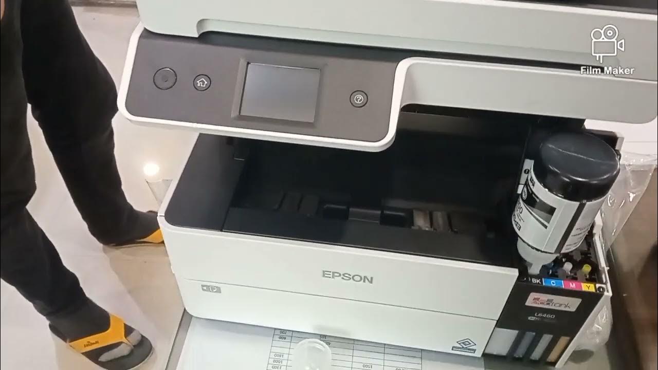 Epson L6460 ink charging YouTube