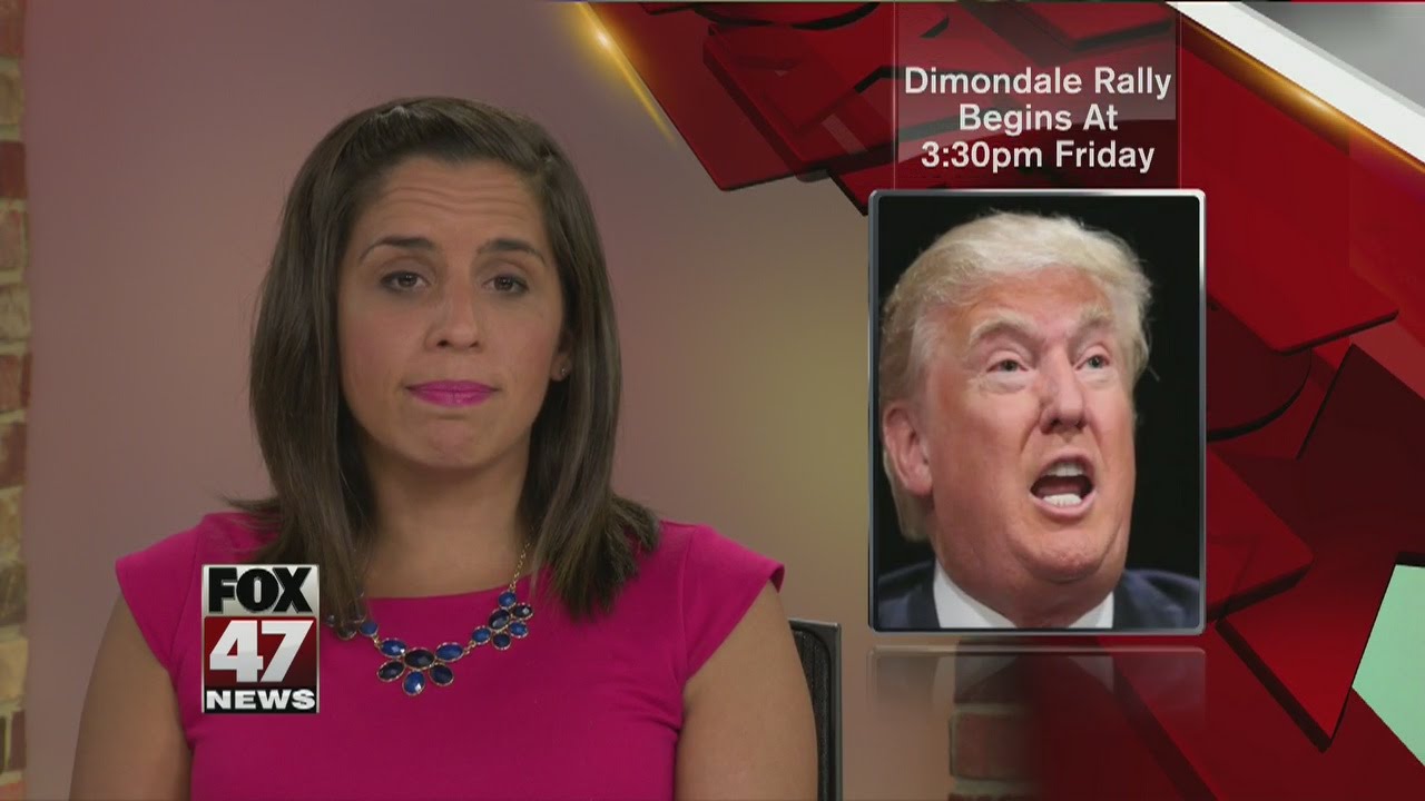 Dimondale rally will begin at 3:30 p.m. on Friday