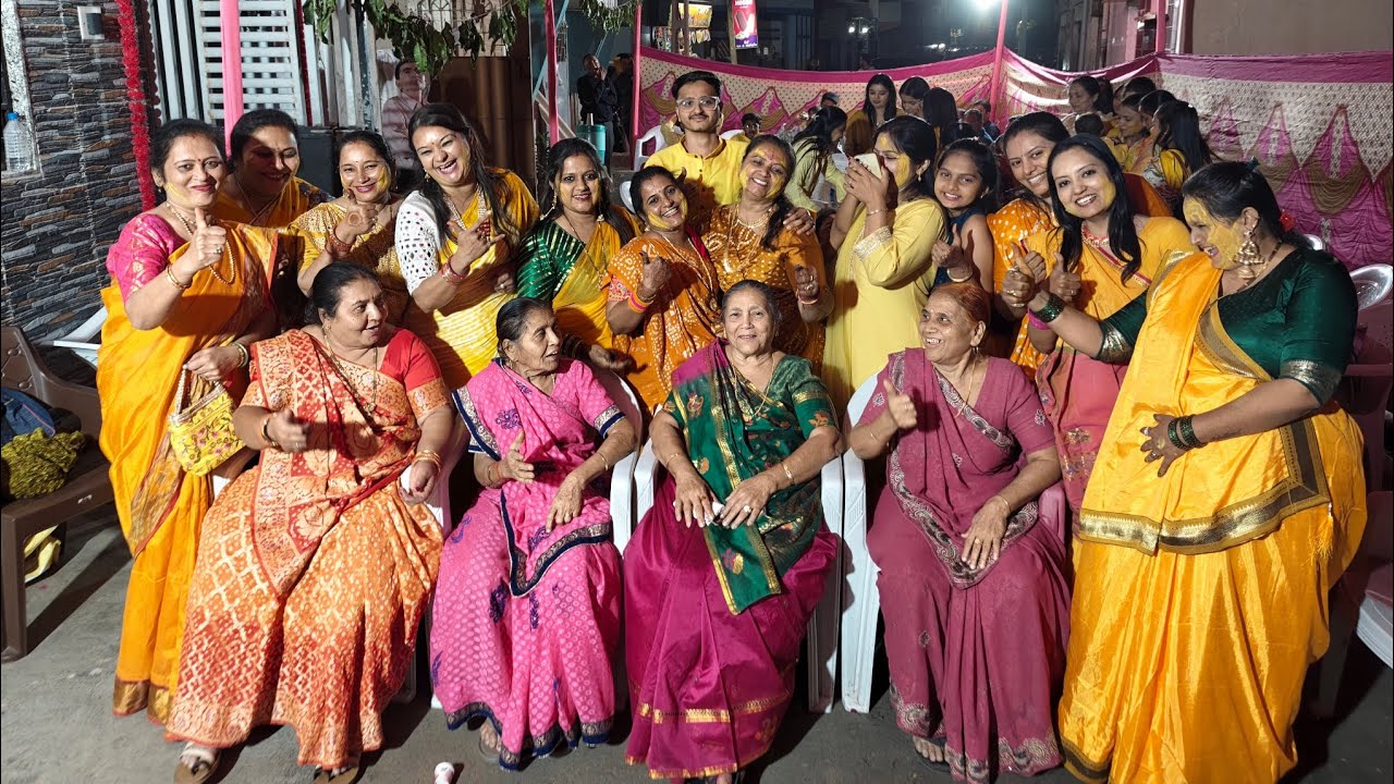 Shadi ki Rasme .. Haldi Ceremony Aur Sath Me Garba...