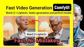 Fast Video Generation Wan2.2 + Lightx2v｜ComfyUI｜Workflow Download Installation Setup Tutorial